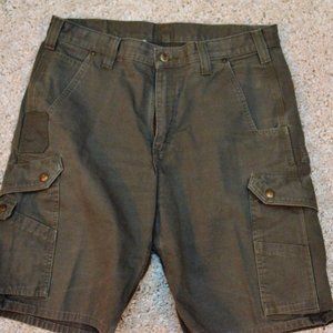 Carhartt RipStop Carpenters Shorts Cargo 36 Olive